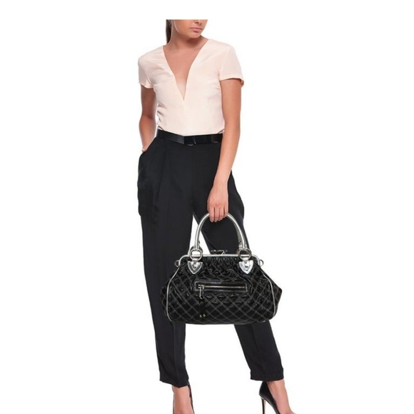 Marc by Marc Jacobs Resort Collection Stam Black Leather + Silver Chain - Picture 9 of 15